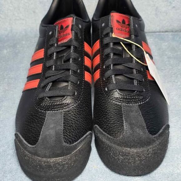Adidas Samoa Black Red Stripes Mens Size 11 or Womens 12 main image 6